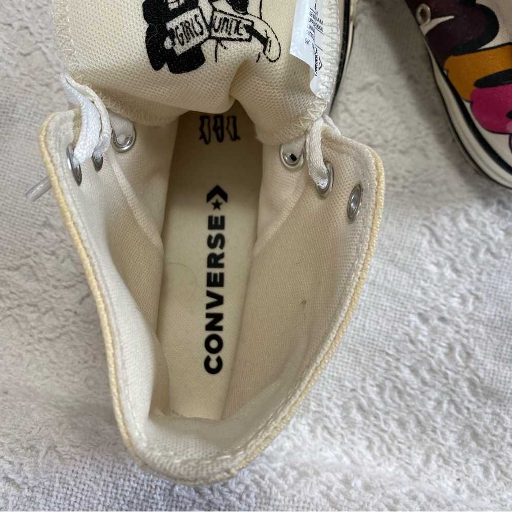“Girls Unite” Hightop Converse (8) - Picture 7 of 10